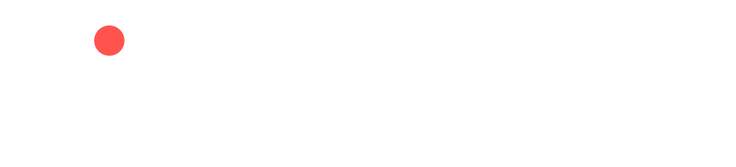 Red circular button with a dark gray border in the upper-left corner.